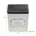 thumbnail image 2 of Christmas 7Oz Square Candle Peppermint Bark, 2 of 4