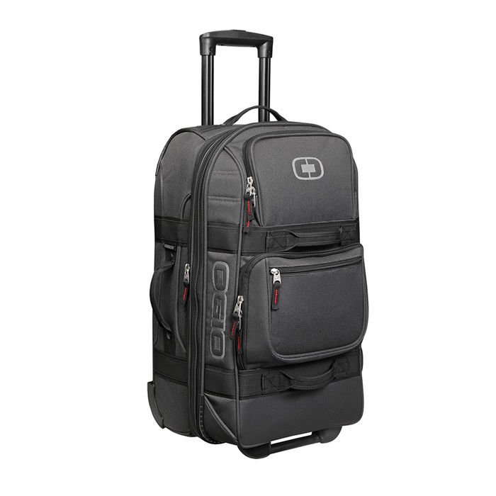 OGIO Layover Travel Bag Upright black pindot