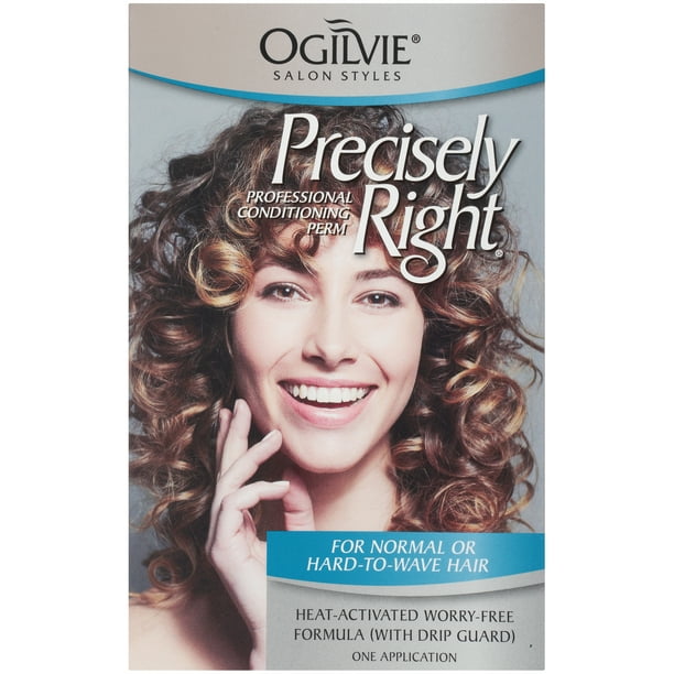 Ogilvie Precisely Right Permanent Hair Conditioning Perm for Normal or  Hard-to-Wave Hair, 1 Application 