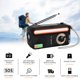 thumbnail image 3 of Radio solar de manivela con banco de energía - Radio dinamo multibanda portátil AM FM WB para emergencias de viajes de camping - Batería de 2000 mAh, alarma SOS, 3 of 10