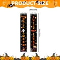 thumbnail image 2 of LHWEN Halloween Porch Banners Trick or Signs Outdoor Indoor Decorations Front Door Yard Garland Party Supplies Polyester Witch Pumpkin Decor Festive Entrance Hanging Display, 2 of 7