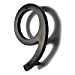 thumbnail image 4 of NACH Support Flottant pour Adresse de Maison, Numéro d'Ombre pour Extérieur Ou Intérieur, Numéro de Boîte aux Lettres pour Extérieur, Porte d'Entrée, Porte de Garage, Protection Maximale contre la Rouille, Aluminium Noir, 8 Pouces, Numéro 9, HH-SDW8-BLK-9, 4 of 15