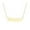 Gold, variant on YYKihy Babygirl English Alphabet Necklace Fashion Wild Clavicle Chain