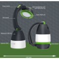 thumbnail image 2 of Linterna LED 3 en 1 para acampar, linterna de mano y lámpara de mesa, 5 modos, luces recargables para tienda de campaña, banco de energía para exteriores, foco multifuncional, cable USB incluido, 2 of 4