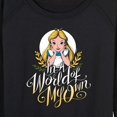 thumbnail image 3 of Alice In Wonderland - In A World Of My Own - Women's Lightweight French Terry Long Sleeve Shirt, 3 of 5