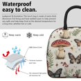 thumbnail image 3 of Obrewu Mushroom and Butterfly Lunch Bag for Adult, Insulated, Leakproof, Oxford Cloth, 3 of 7