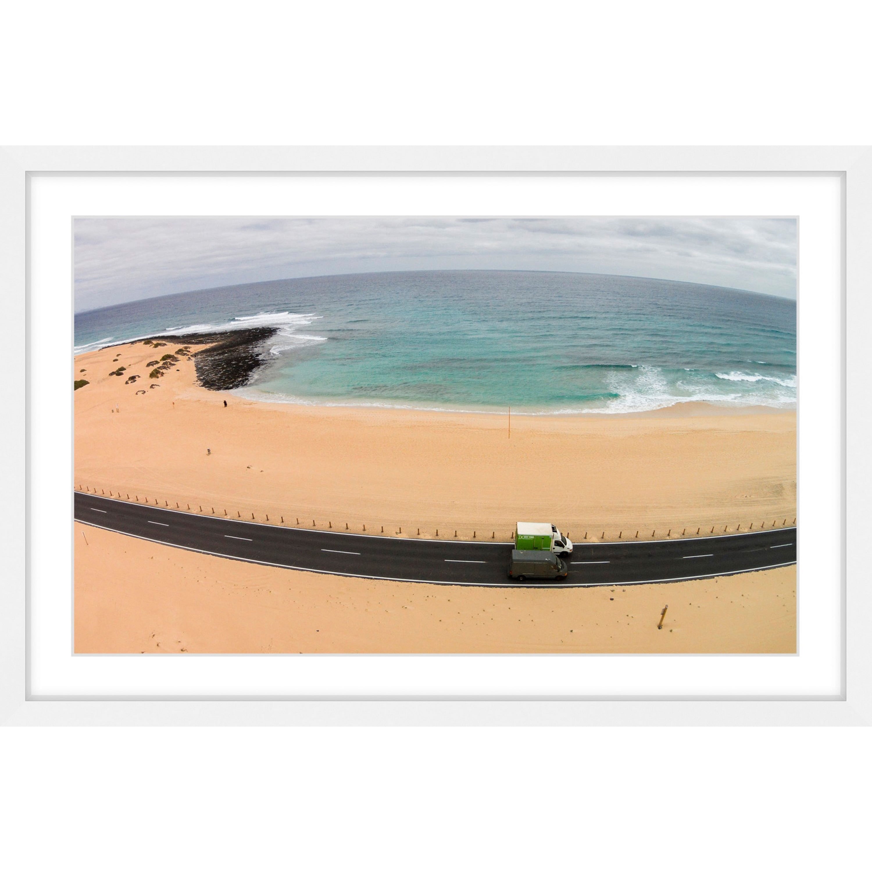 Marmont Hill "Rounding The Curve" By Karolis Janulis Framed Painting Art Print, 24.0" x 1.5"