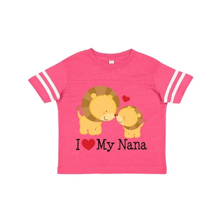 

Inktastic I Love My Nana Gift Toddler Boy or Toddler Girl T-Shirt