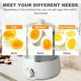 thumbnail image 3 of KEINVE Electric Egg Cooker and Steamer, 14 Capacity Double-Layer Stainless Steel Egg Maker with 30-Min Timer, 350W Rapid Hard Boiled Egg, 3 of 9
