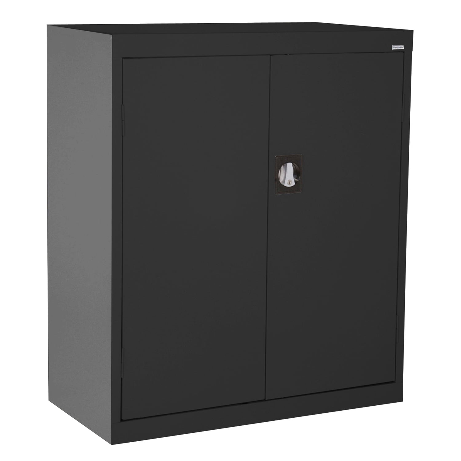 Sandusky Elite Series Heavy-Duty Welded Steel Garage Storage Cabinet, Black