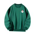 thumbnail image 3 of Sudadera con capucha para mujer, Tops informales con cuello redondo, estampado gráfico de Papá Noel, ropa deportiva, sudadera navideña para viajes de SG Yinane Sudadera sin capucha, 3 of 8