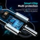 thumbnail image 4 of Tholdsy de coche portátil extraíble 4 puertos USB antideslizante de carga rápida luz LED brillante teléfono móvil enchufe adaptador Type6 NO6, 4 of 6