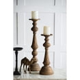 thumbnail image 6 of CC Home Furnishings Traditional Style Pillar Candleholder - 23.75" - Antiqued Bronze Finish, 6 of 6
