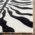 thumbnail image 3 of Safavieh Cambridge Collection CAM709Q Handmade Moroccan Geometric Ivory and Black Premium Wool Area Rug (2' x 3'), 3 of 10