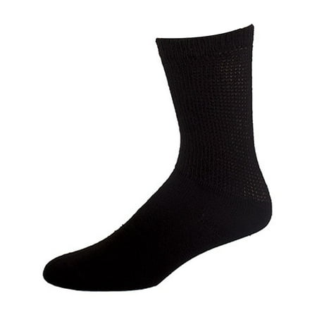 Juzo Silver Sole Support Socks - Sole Pleasers Diabetic Crew Socks, 12 Pair
