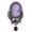 Purple, variant on Vintage Inspired Crystal Rhinestone Victorian Lady Cameo Brooch Pin Maiden Flower Pendant
