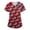Royal Blue #24, variant on Evdexr Women's Independence Day Scrub Tops 1776 2026 Short Sleeve Scrubs 4th Of July V Neck Usa Flag Nurse Shirt Lightweight Workwear with Pockets Deep Red XL