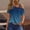 Blue, variant on Womens Summer Tops Women Tops or Blouses Short Sleeve Off Shoulder Ombre Gradient Blouse Shirt