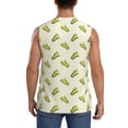 thumbnail image 4 of Kdxio Corn for Men's Muscle T-shirt,Sleeveless for Workout Running Athletic Gym Lounge Casual, 4 of 7