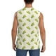 thumbnail image 4 of Fotbe Corn Men's Camiseta sin Mangas Estampada para Hombres, Playera Casual para Gimnasio, Entrenamiento, Playa-Large, 4 of 7
