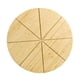thumbnail image 5 of Tabla de cortar pizza, bandeja de bambú para servir, tabla de quesos, plato con diseño acanalado para rebanadas uniformes. Ideal para pizzerías y past 8 rejillas de 30cm, 5 of 9