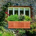 thumbnail image 4 of Costway 28 Inch Wooden Flower Planter Box Garden Yard Decorative Window Box Rectangular, 4 of 10