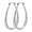 A-Silver, variant on 40mm Silver Hoop Earrings for Women