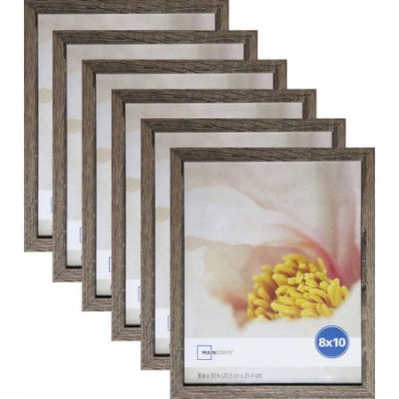frame 8x10 walmart rustic linear mainstays