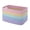A, variant on 1pc Design Storage Basket for Shelves, Decorative Baskets for Organizing, Book Basket, Storage Cube Bin Box, Woven Closet Organizer, Pantry Closet and Shoe Basket, Pastel Rainbow, D