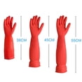 thumbnail image 3 of Guantes de látex para lavar platos de 45 cm de largo, guantes de goma alargados y engrosados con tendón de res, pegamento para limpieza de ropa de 38 cm para mujeres en invierno, 3 of 5