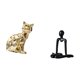 thumbnail image 5 of Estatua Decorativa De Gato Pensante, Figura Abstracta De Animal, Escultura Artística, Adorno Para Chimenea, Armario, Dormitorio, Estantería O Mesa., 5 of 8