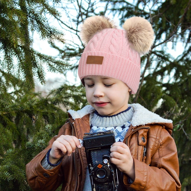 Infant Hat, Winter Korean Style Knitted Plush Hat For Baby Boy And Girl, Cute & War | SHEIN USA