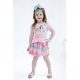 thumbnail image 2 of Bluey Bingo Square Neck T-Shirt and Skirt Outfit Set Toddler to Big Kid, 2 of 5