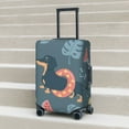 thumbnail image 6 of Zufioo Watermelons Dachshunds Print Luggage Case Protective Cover, Zippered Anti-scratch Luggage Case Cover, Suitable for Travel, Business, Unisex-Large, 6 of 7
