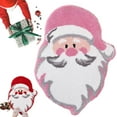 thumbnail image 4 of Christmas Rugs Cute Pink Santa Claus Bath Mat Christmas Bathroom Decor - Winter Indoor Decor for Bathroom, Kitchen, Bedroom - C, 4 of 4