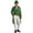 Green, variant on CONZONE St. Patrick Day Mens Elf Dress Up Green Clover Tailcoat And Hat Outfit Funny Party Stage Performance Clothes Set