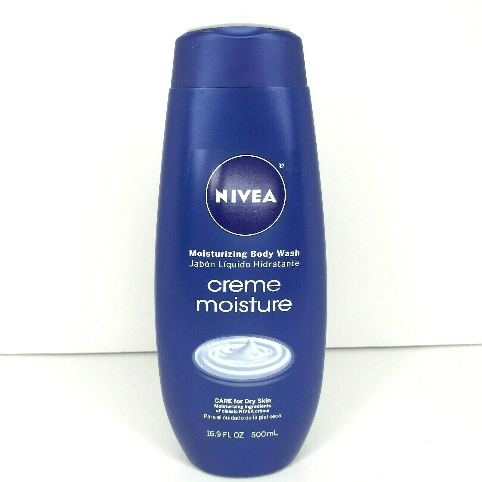 NIVEA Creme Moisture Moisturizing Body Wash Large 16.9 oz (2 Pack