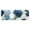 Blue White Gold, variant on White Gold Leaf Hexagon Marble Pattern Kitchen Rug Mat,Kitchen Runner Rugs Non Skid Washable,Decorative Kitchen Floor Mats for Kitchen,Sink,Laundry,17"x47.2"