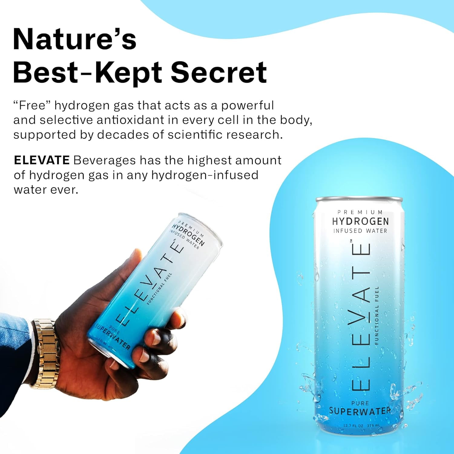 ELEVATE Hydrogen Water (12 pk)