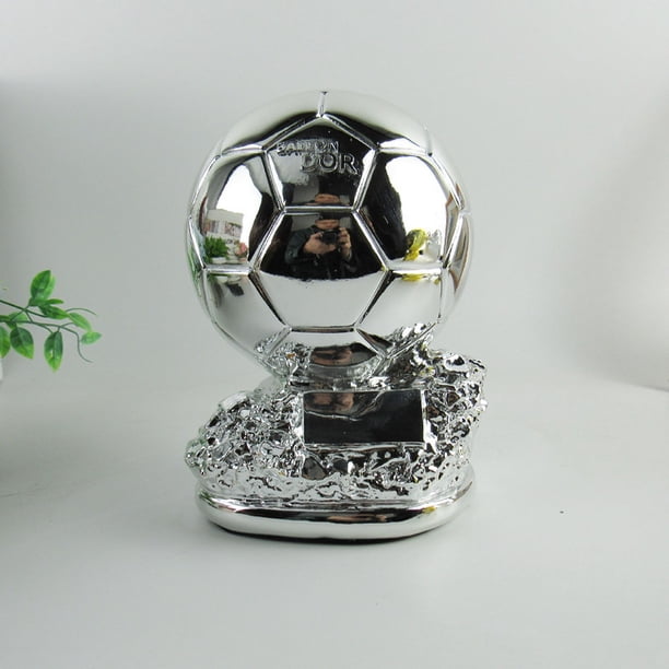 Trofeo Balón de Oro Copa del Mundo Suministros para fanáticos Regalo de cumpleaños grabado Suvenir para construir grupos