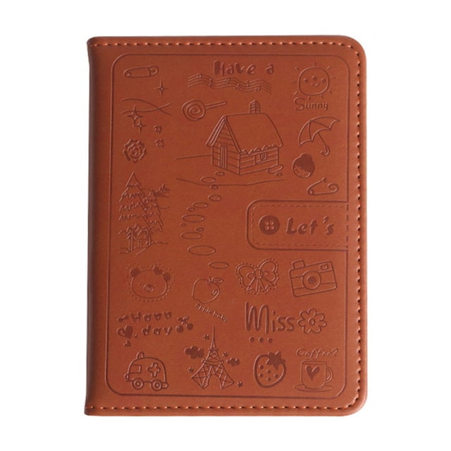 Methold Precioso cuaderno con cubierta de cuero PU A6, organizador de tiempo, diario Personal, notas diarias, diario de viaje, Agenda Suministros de escritura y corrección marrón