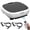 White, variant on AprLeaf Vibration Plate Exercise Machine, 99 Speed Levels, 5 Preset Modes, Remote Control, Resistance Bands, LED Display for Home Workout,White