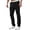 Black, variant on Mens Casual Pants Straight Fit Golf Casual Pants Elastic Waist Workout Joggers Hiking Pants