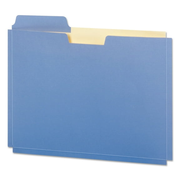File Folder Pocket, 0.75" Expansion, Letter Size, Assorted, 10/pack | Bundle of 5 Packs