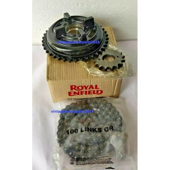 Genuine Royal Enfield UCE Classic 350cc Chain Sprocket Kit 16T/100 Pitch part no 597463