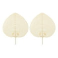 thumbnail image 2 of Cool Leaf Fan, Handheld Leaf Braided Fan Retro Style Humanized Handheld  For Decoration, 2 of 8