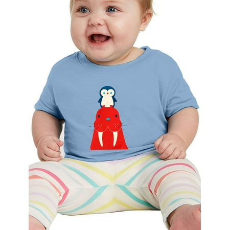 

Image Conscious A Seal And A Penguin T-Shirt Infant -Jay Fleck Designs Unisex Regular Fit