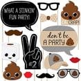 thumbnail image 2 of Party 'hasta que estás caca - Poop emoji Party Photo Booth Props Kit - 20 recuento Big Dot of Happiness Ver descripción, 2 of 2