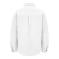 thumbnail image 6 of Rciityk Women's Button Up Shirts Fall Casual Pleated Long Sleeve Cardigan Tops Loose Turndown Collar Blouses, 6 of 6