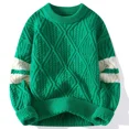 thumbnail image 5 of Suéter estilo navideño Harajuku para hombre, otoño e invierno, de alta calidad, de punto, grueso y cálido, a cuadros, 2023, 5 of 5